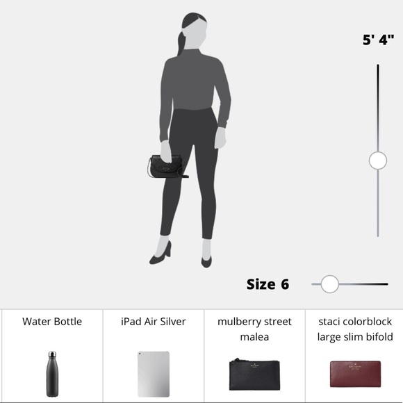 Kate Spade Black Leila Mini Flap Crossbody Bag - Picture 5 of 12